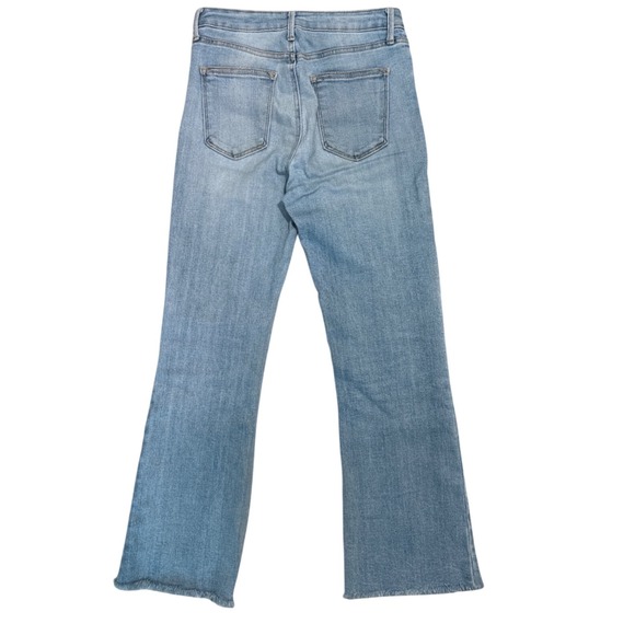 JUST BLACK DENIM Womens Size 26 Light Wash High Rise Flare Cropped Jeans - Picture 4 of 4